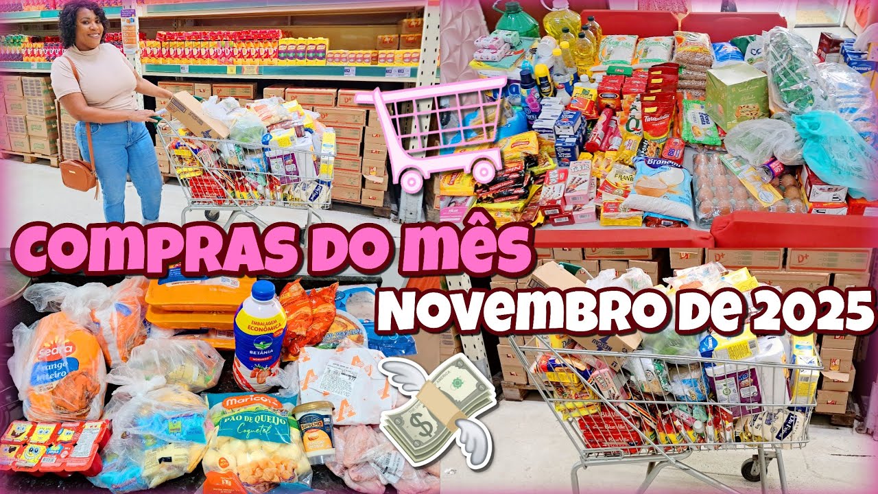 COMPRAS DO M&Ecirc;S DE NOVEMBRO 2025 💸💖| ALINE BAIANA