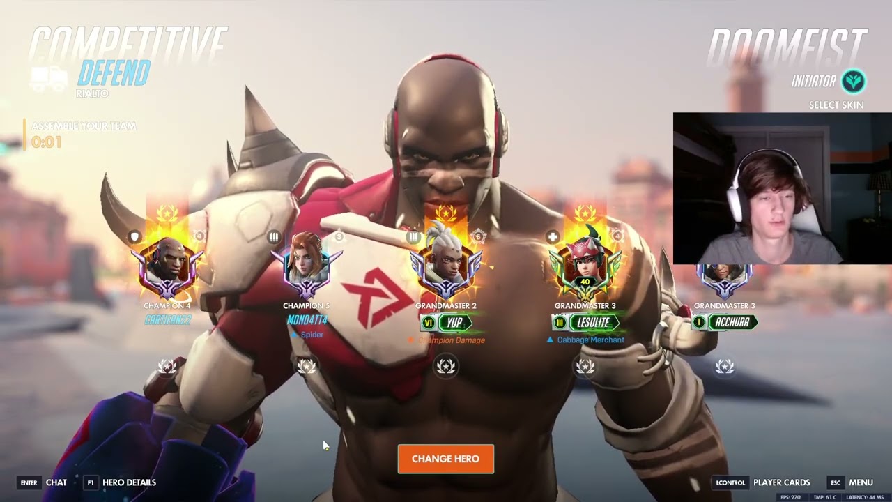 Pro DoomFist POV! Cartifan Insane Doomfist Gameplay Overwatch Season 1