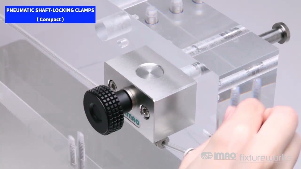 Pneumatic Shaft Clamps for Machine Changeover