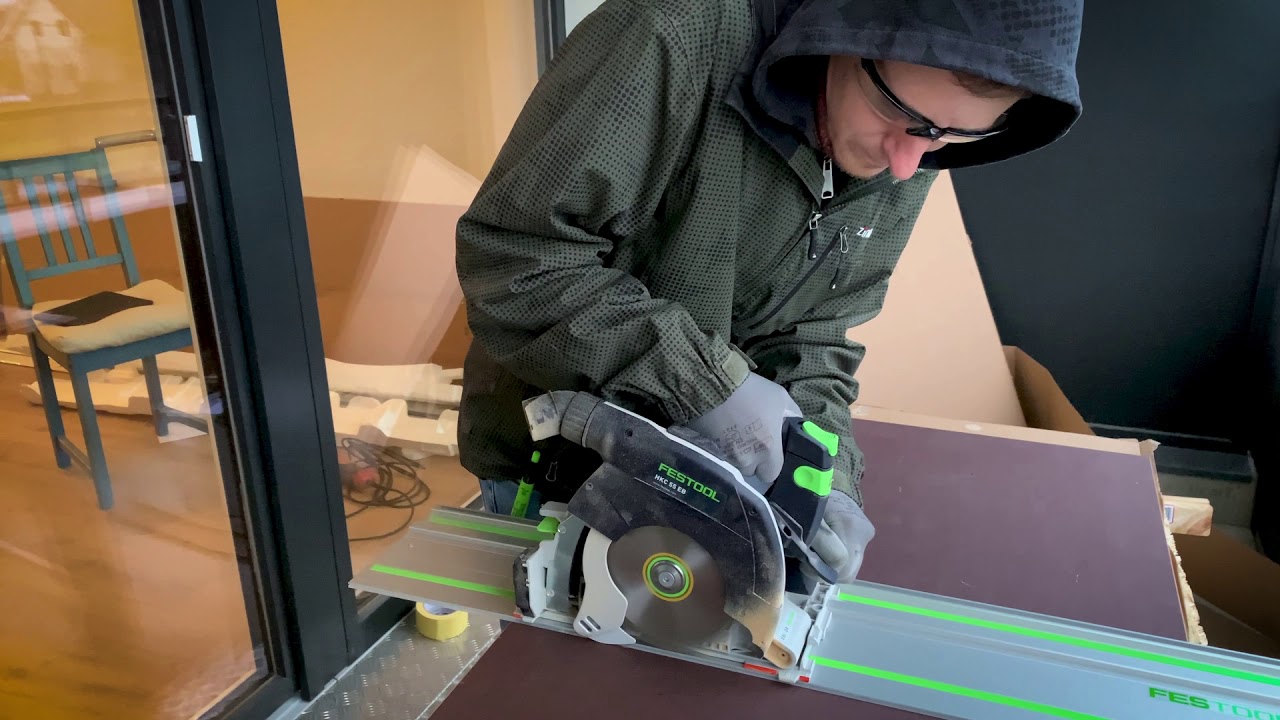 Festool HKC 55 - IKEA kitchen worktop - countertop