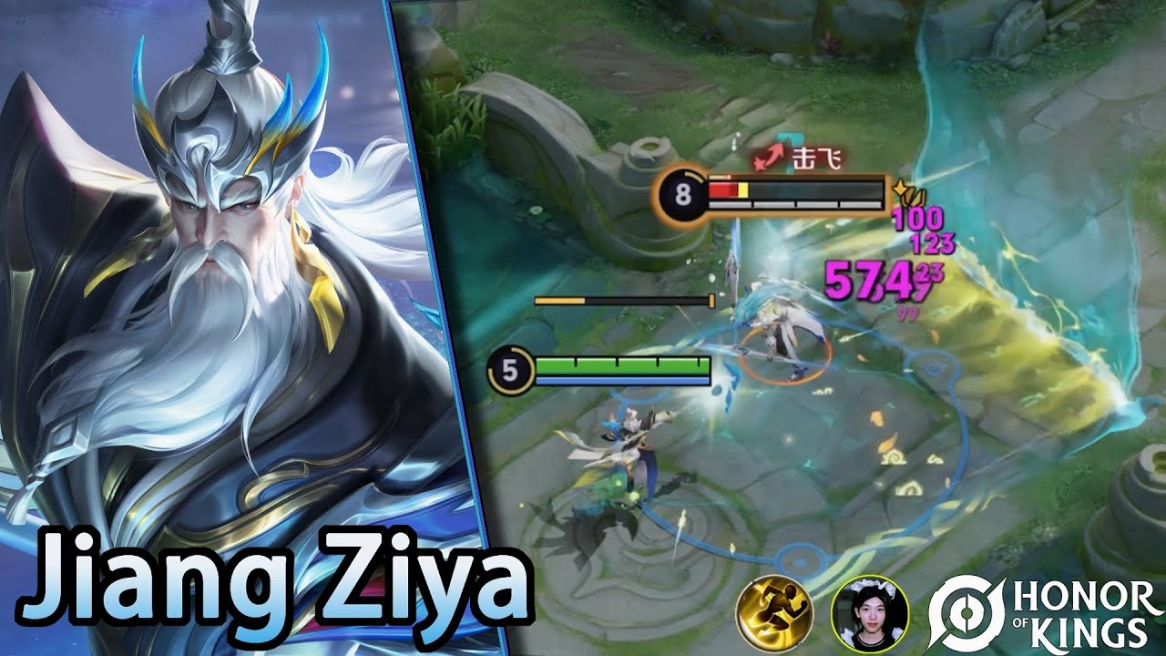 Honor of Kings（Jiang Ziya）Ziya is a god in Chinese mythology.｜Ziya é um deus na mitologia chinesa.