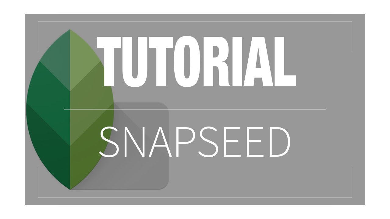 Como usar o SNAPSEED - Ajustando a imagem