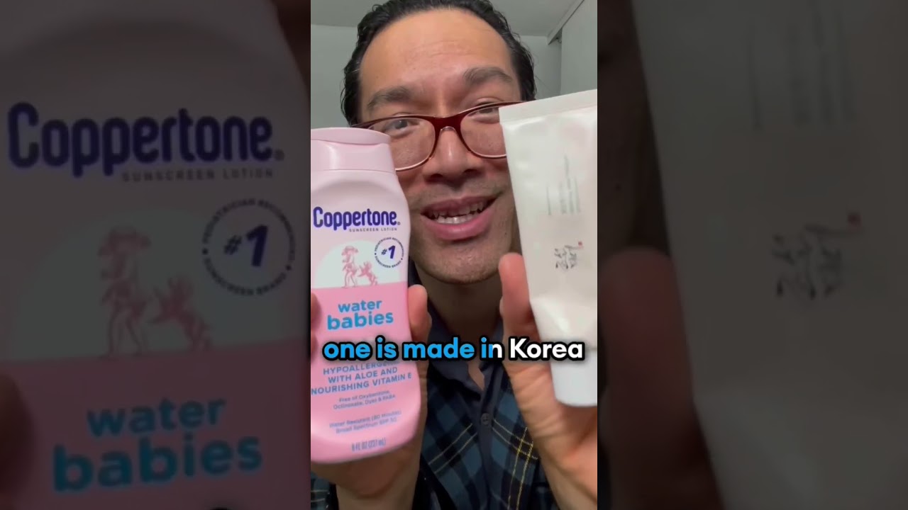 Coppertone 8 oz vs joseon 1 oz sunscreen comparison 