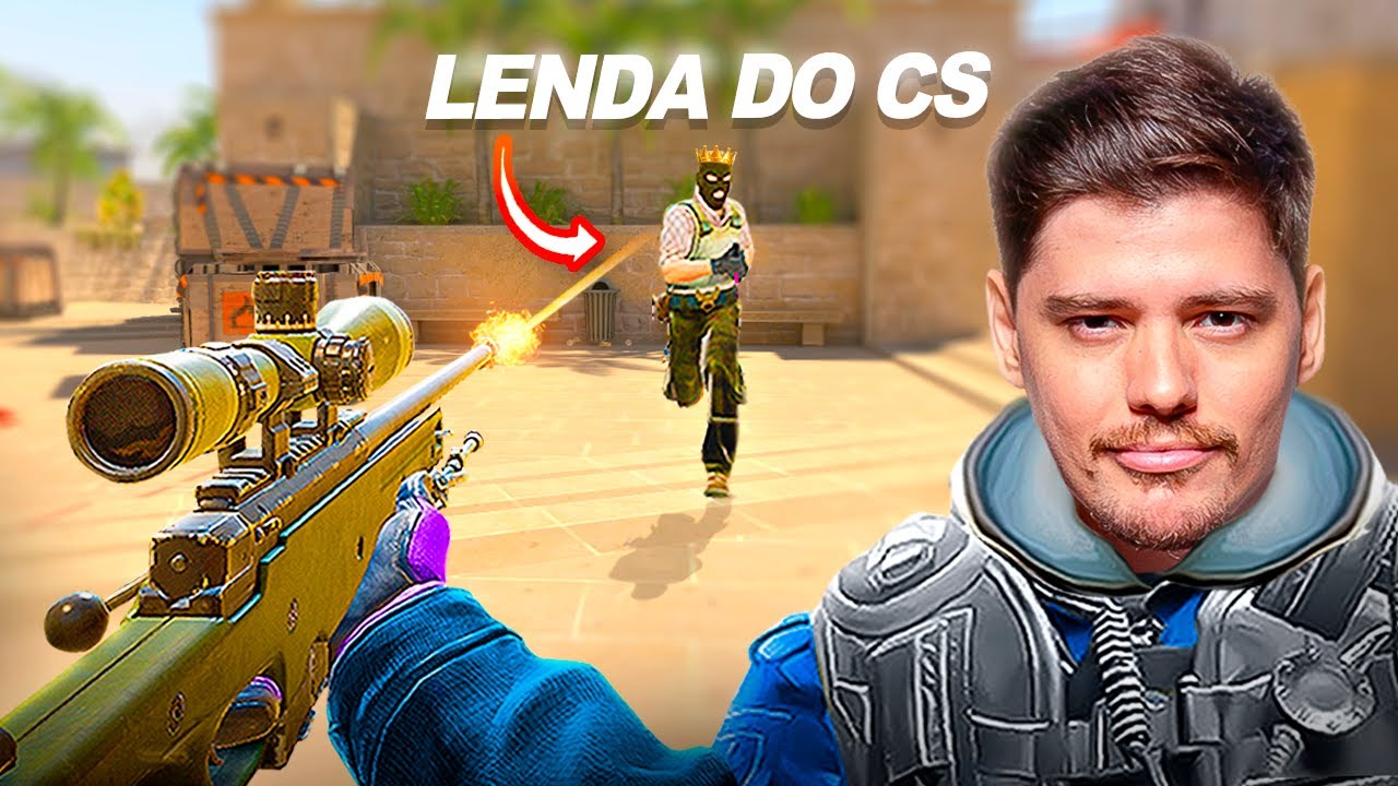 O NETENHO me CHAMOU para JOGAR e vencemos uma LENDA do CS (Jogador de MAJOR!)