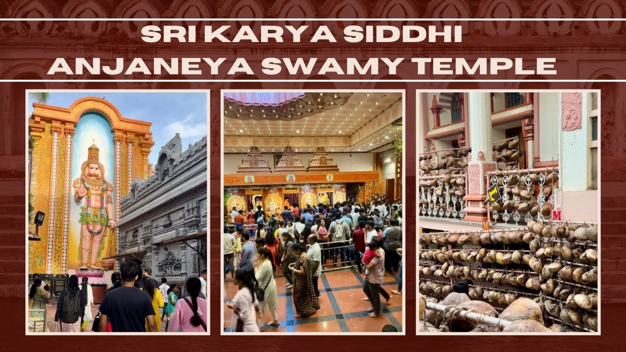 Sri Karya Siddhi Anjaneya Swamy Temple 2024 || full details about coconut pooja
