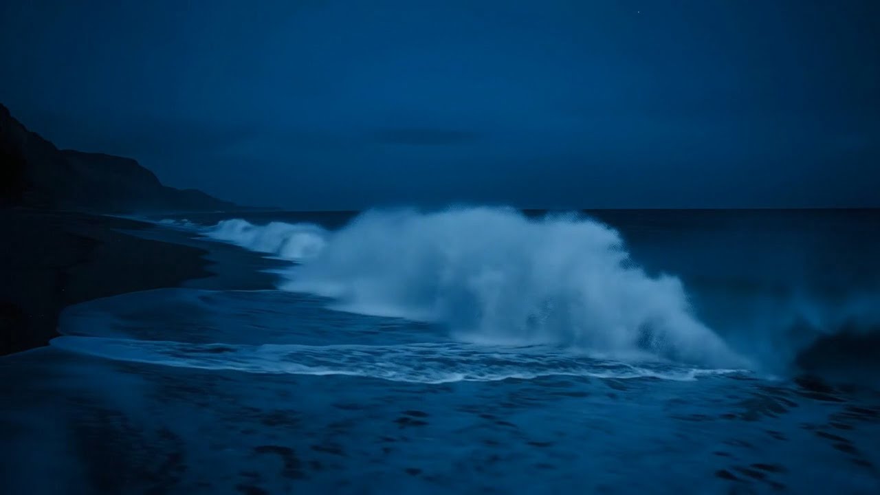 Deep Sleep Ocean Waves 💤 Calm Water Sounds for Stress Relief & Faster Sleep