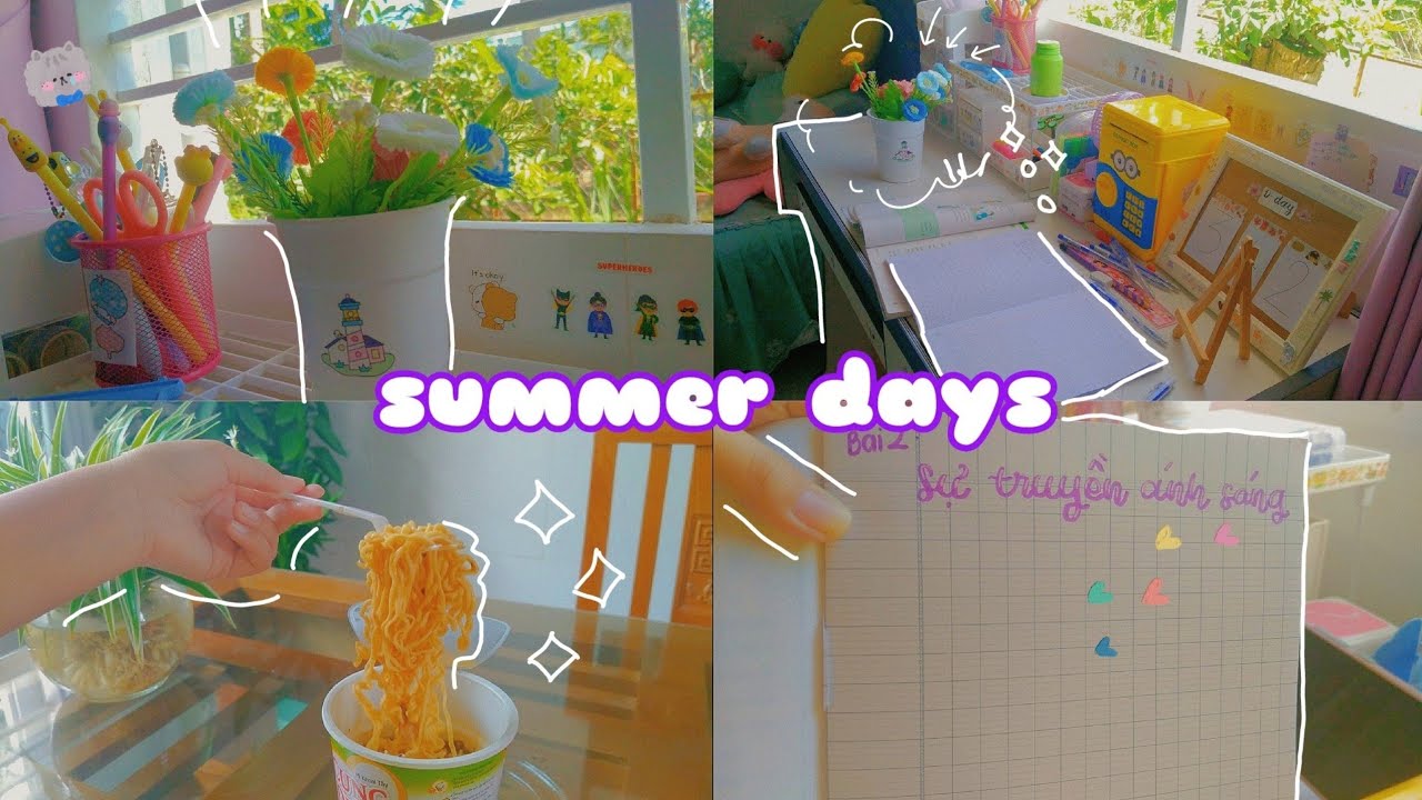 summer vlog#1|nhật k&iacute; đời thường của m&igrave;nh như thế n&agrave;o??