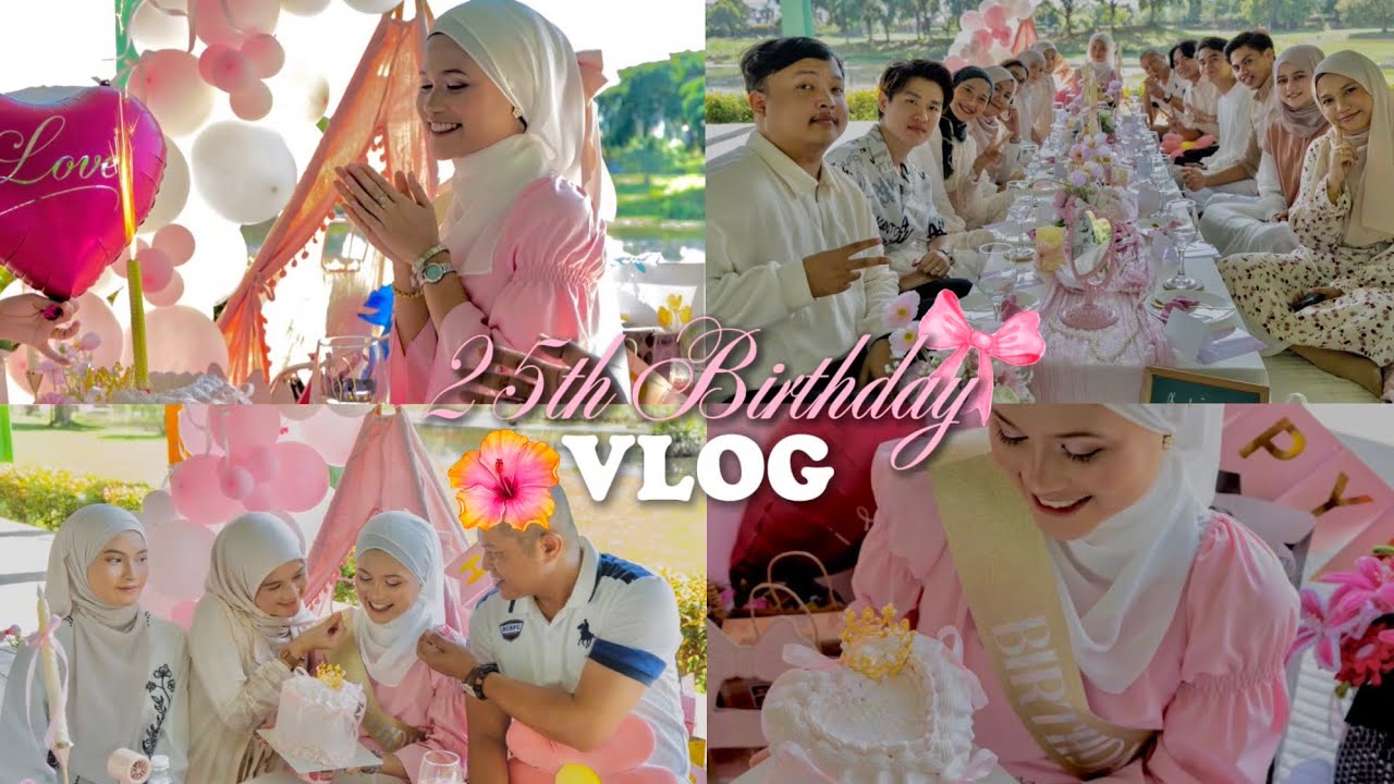 ITS MY 25th BIRTHDAY VLOG! Already reach quarter life crisis |  cake and deco inspo from pinterest💗