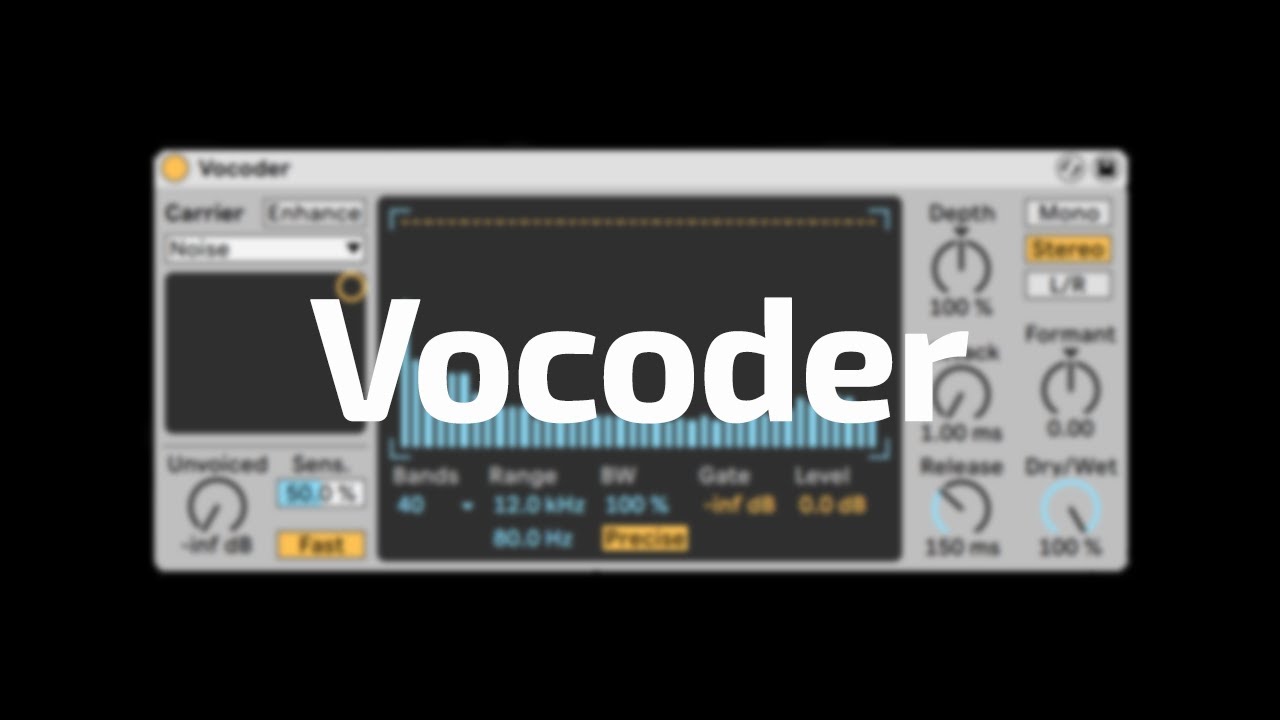 All About Ableton Audio Effects - Vocoder
