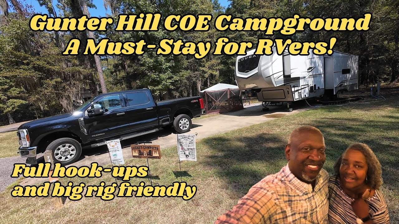 Gunter Hill COE Campground — A Must-Stay for RVers!