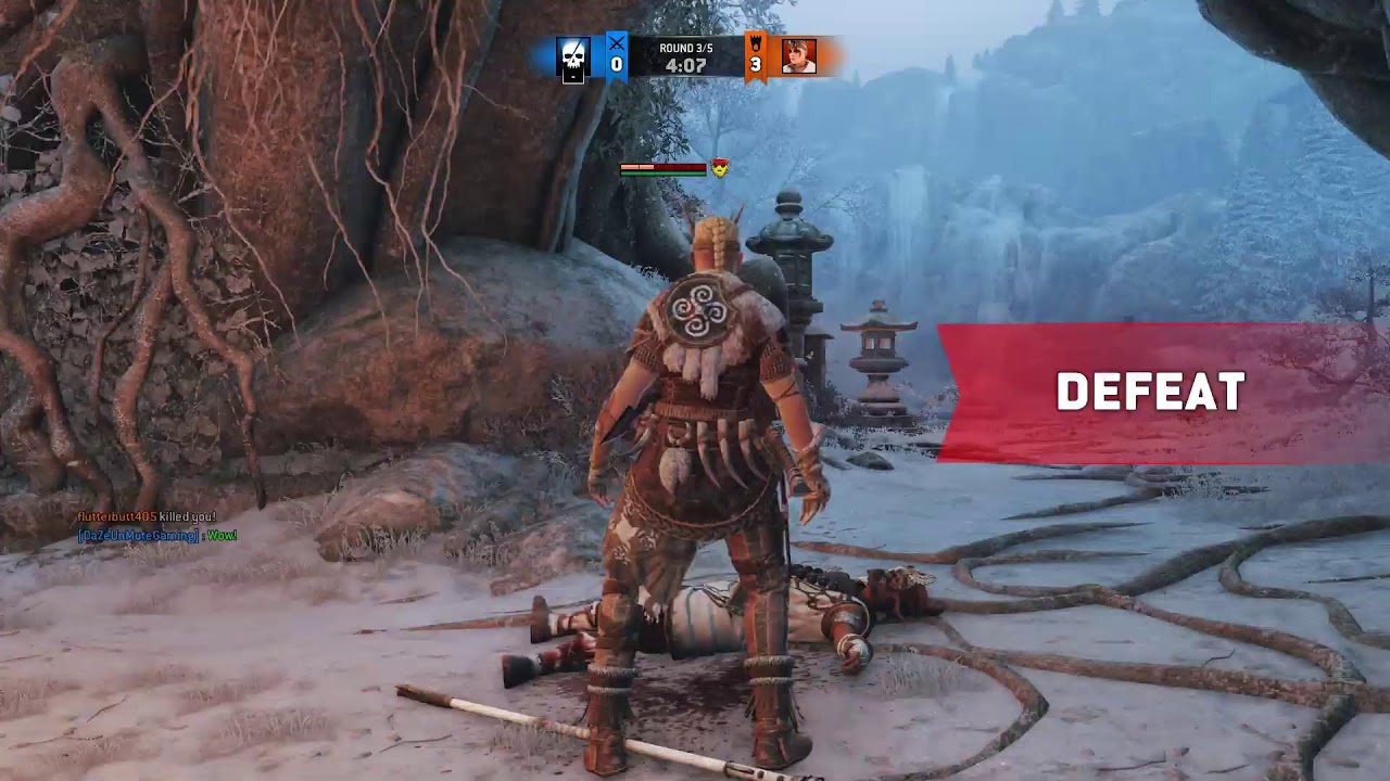 No mic. Just For Honor. (Short and sweet.)