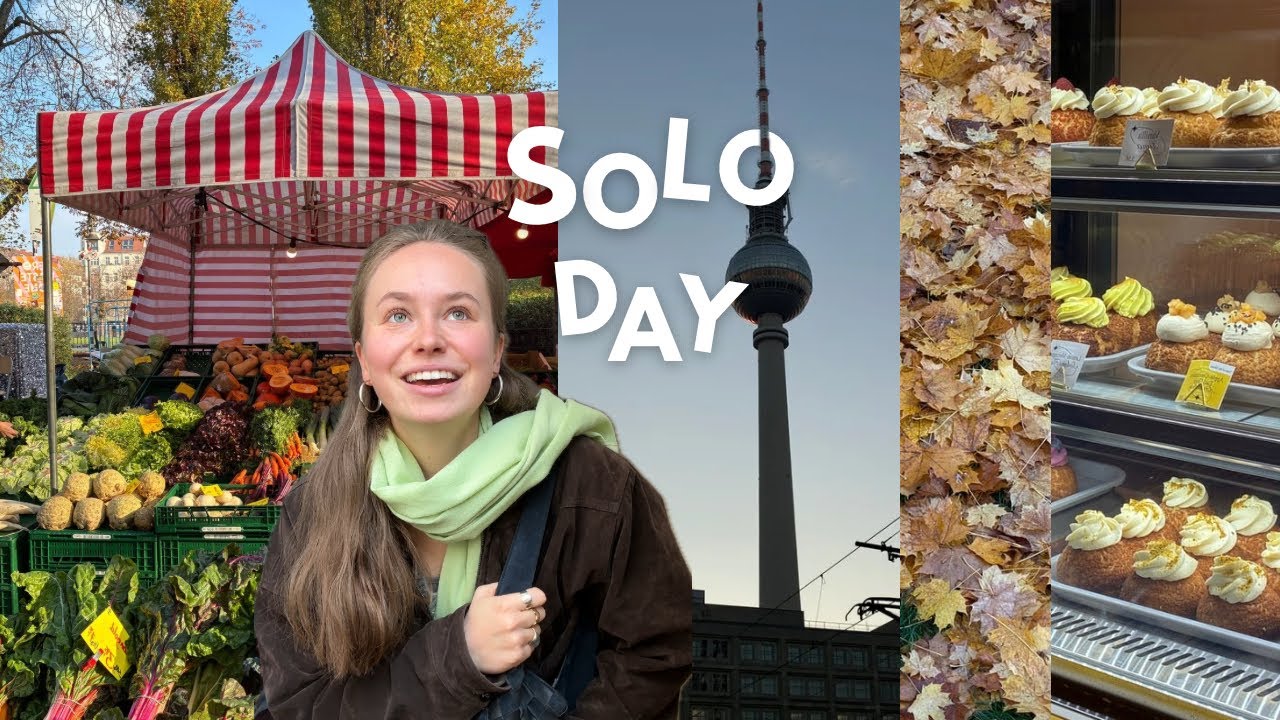 Ich musste mal alleine sein... Wochenmarkt, bummeln, Goodie-Bag Haul🍊Berlin Vlog