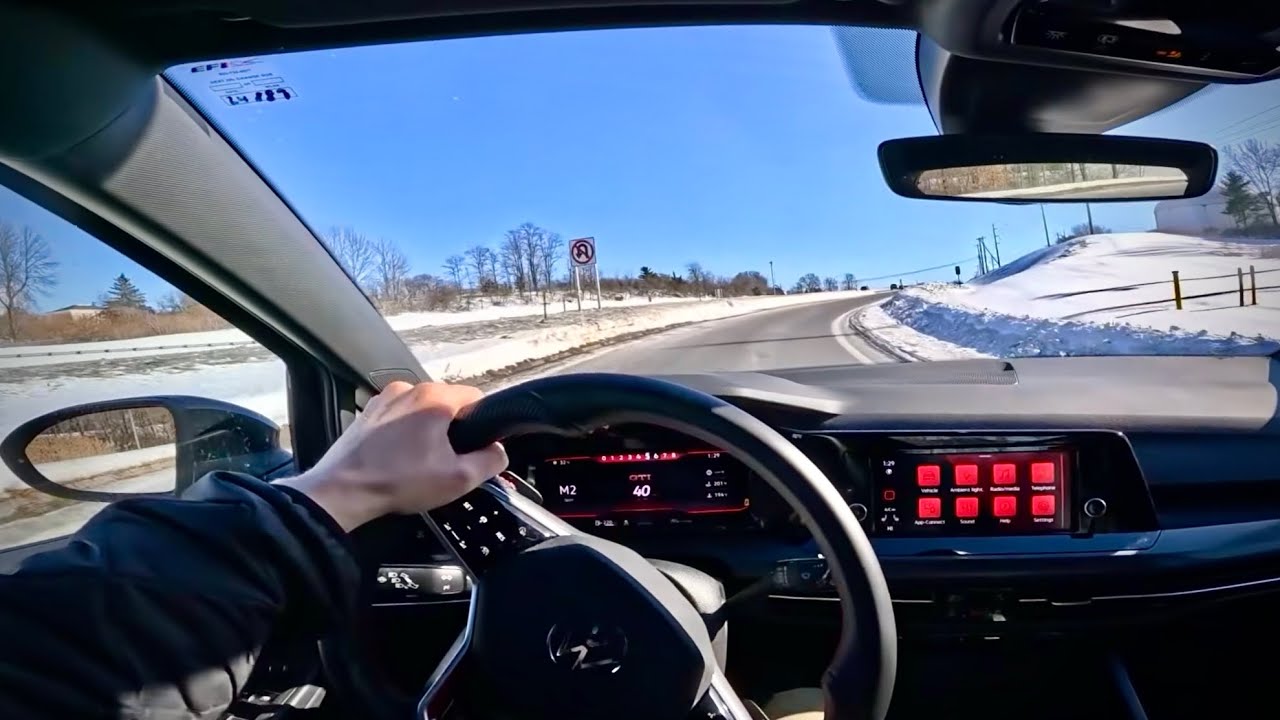POV Drive in My LOUD iE Stage 1 Tuned Mk8 GTI (Pops & Crackles)