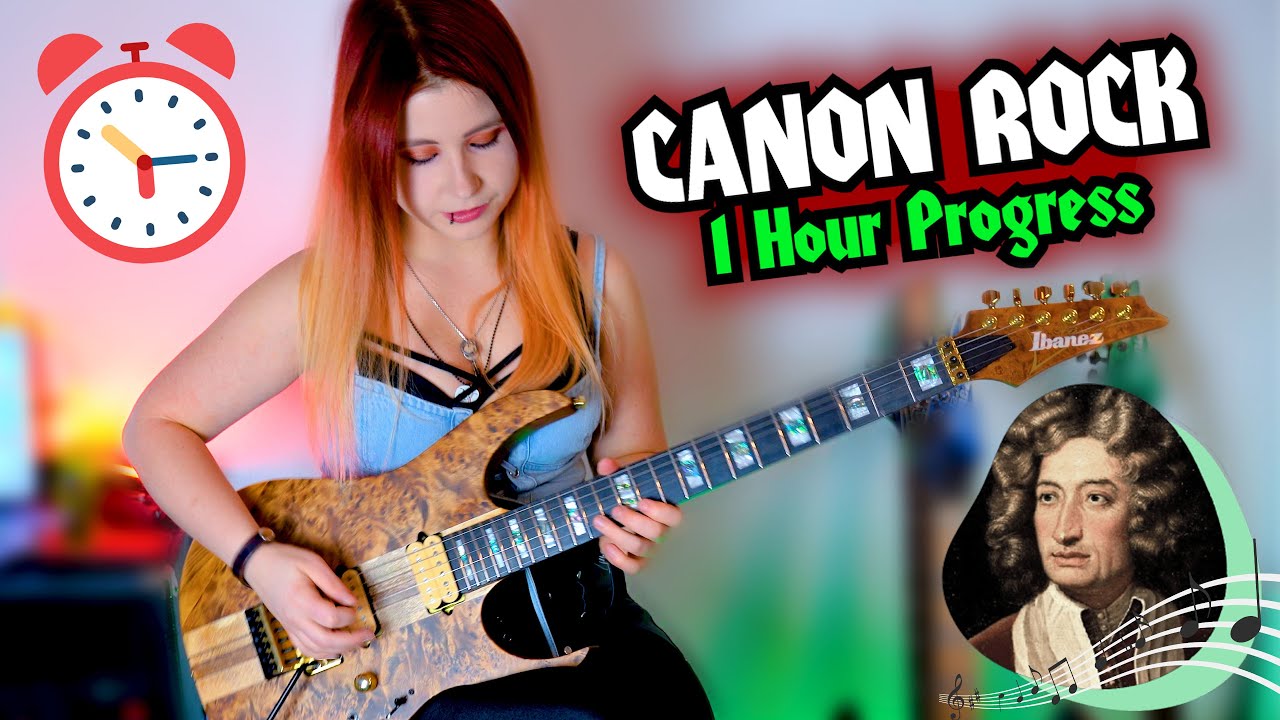 Learning Canon Rock in 2022 - 1 Hour Progress
