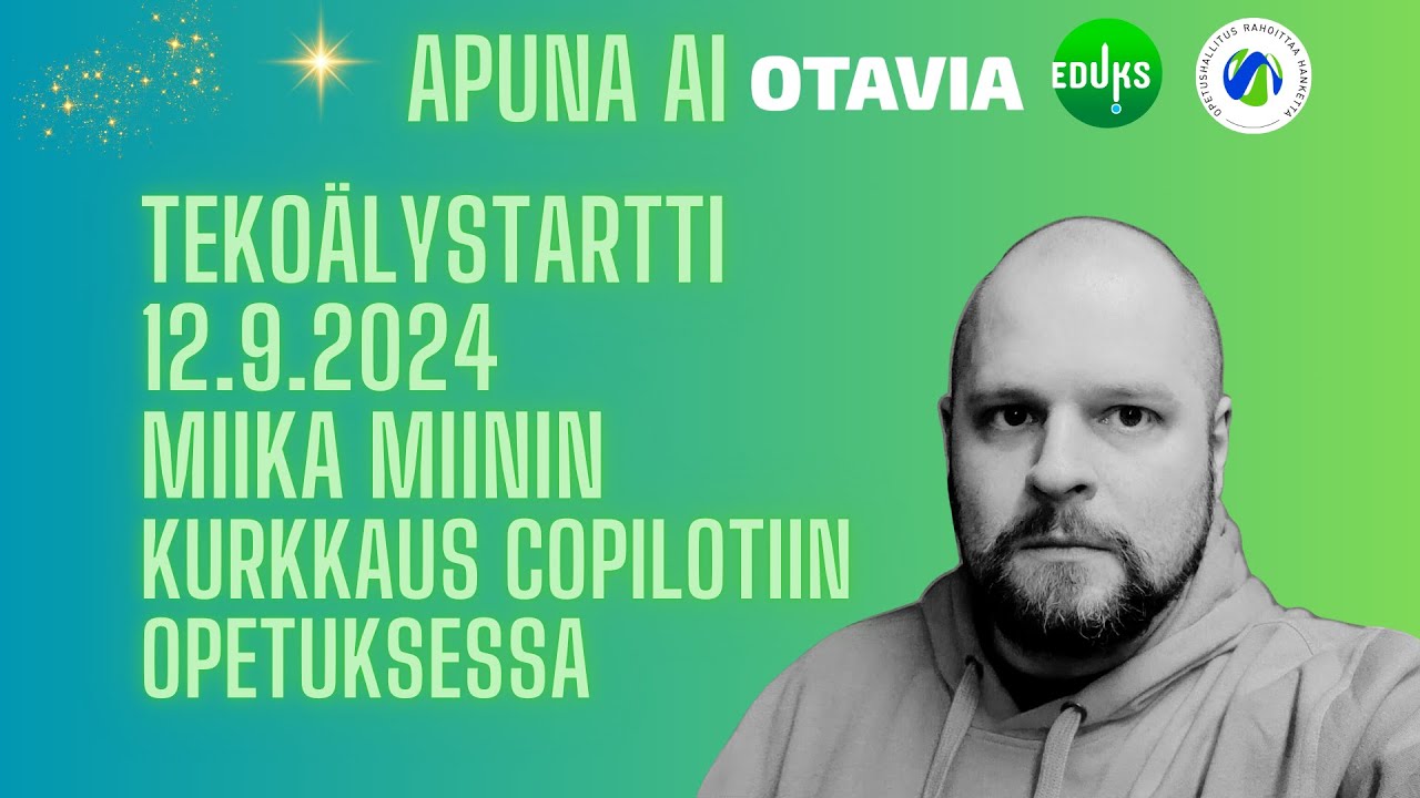 Kurkkaus Copilotiin opetuksessa