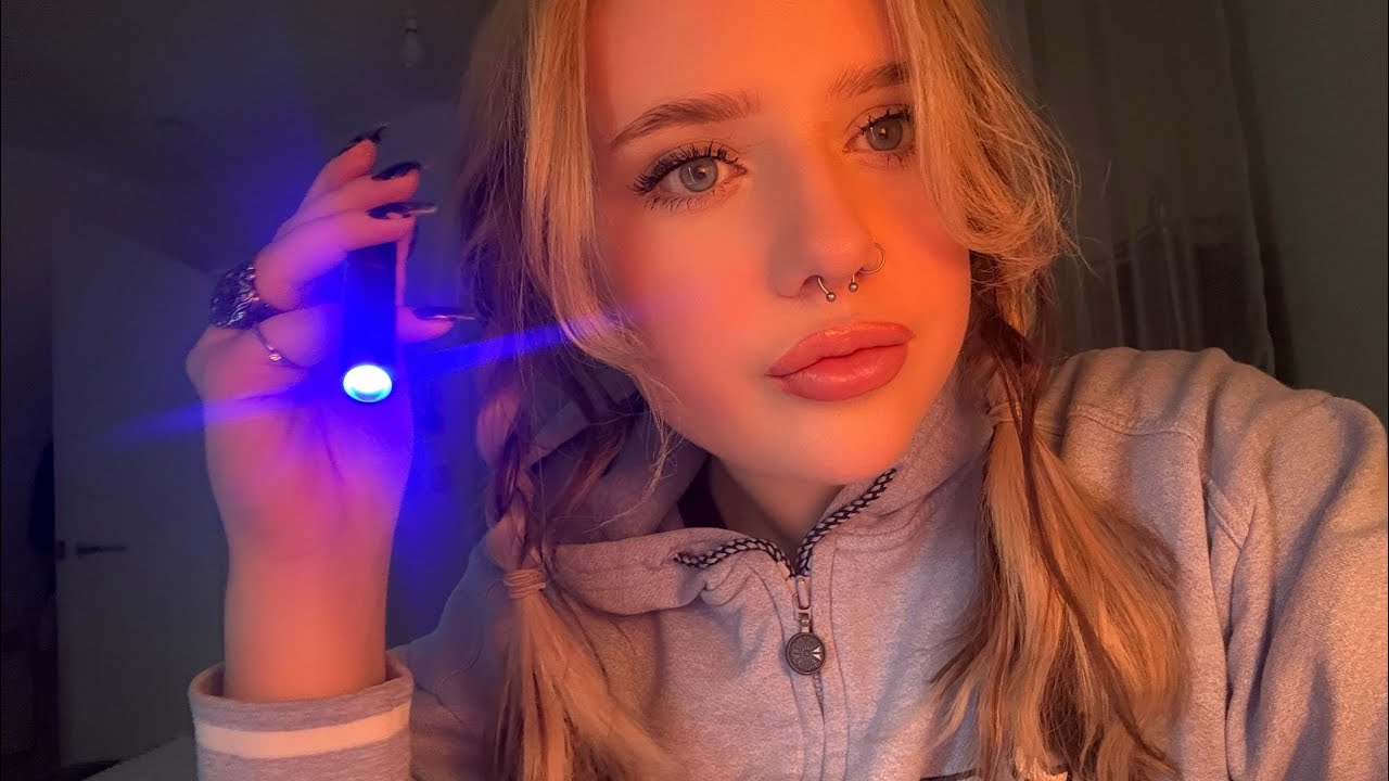 ASMR soft spoken eye exam 