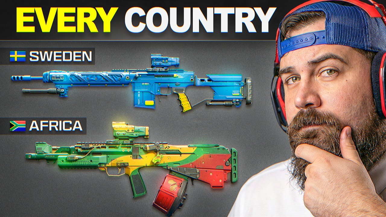 I Tried Warzone Loadouts from EVERY Country!