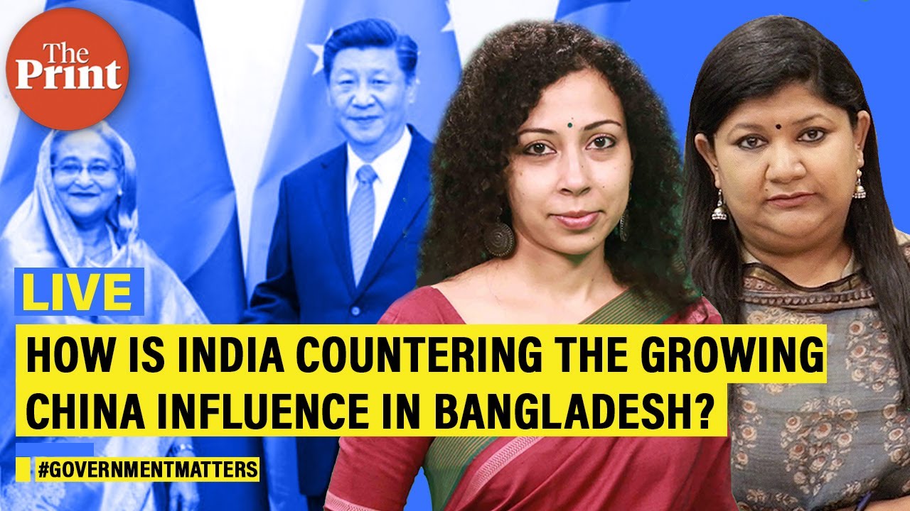 How is India countering China's influence in Bangladesh?