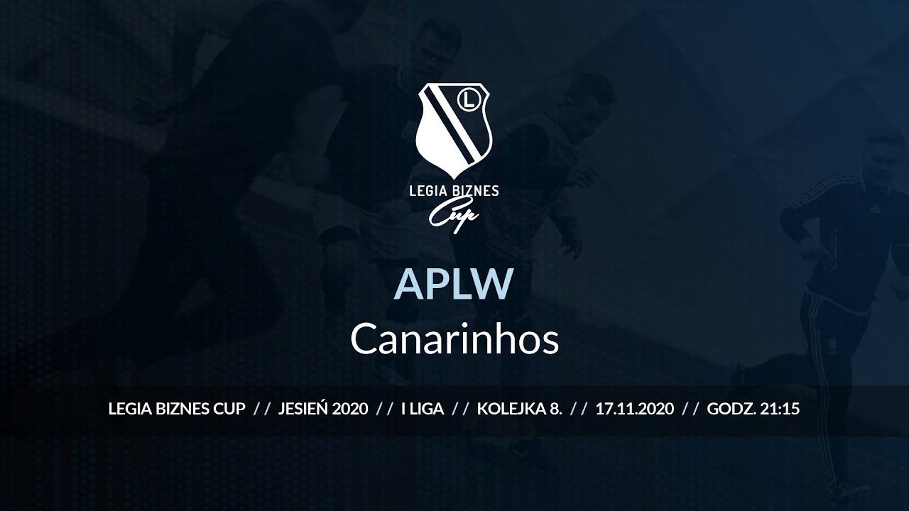 Skr&oacute;t spotkania APLW - Canarinhos ( Legia Biznes Cup Jesień 2020 )