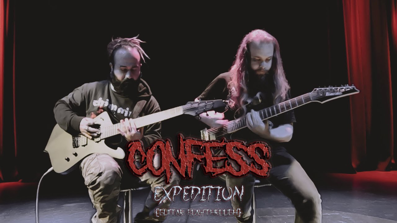 Confess - Expedition (feat. George Kollias) | [Guitar Playthrough - Instrumental]