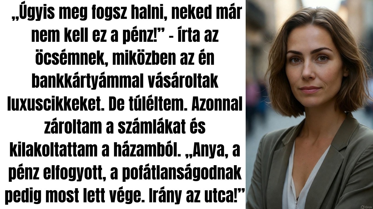 Anyám ellopta a táppénzemet, amíg én eszméletlenül feküdtem a kórházban – Amikor felébredtem, haj...