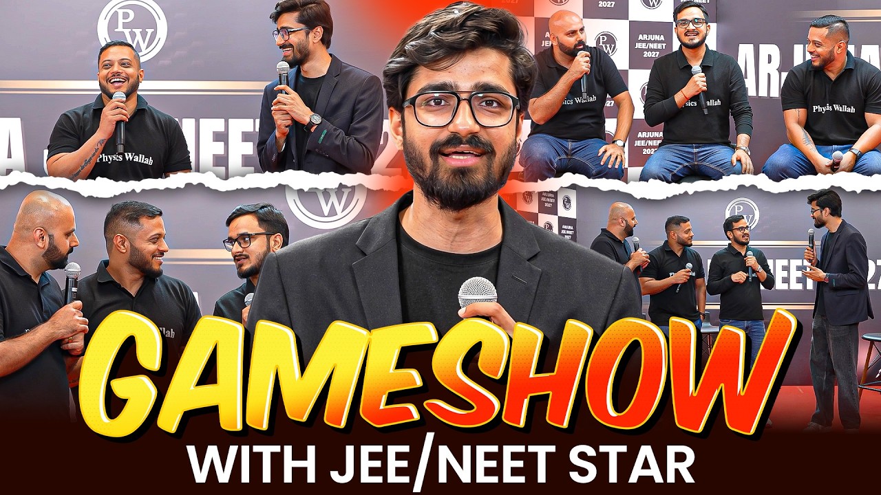 Gameshow with JEE/NEET Stars by Ritik Sir ⭐️ || Ft. Rajwant Sir, Om Sir and Sudhanshu Sir 🔥