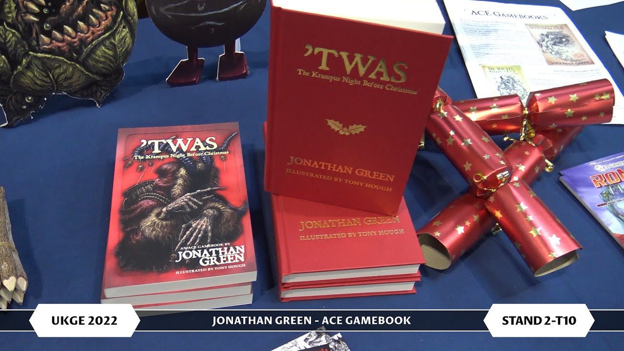 Jonathan Green Of ACE Gamebooks - Talking Adventure Books | Stand 2-T10 #UKGE2022 #UKGamesExpo