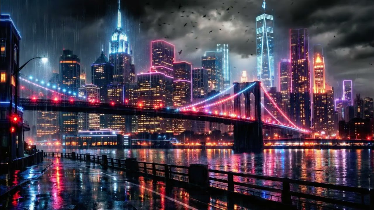 Rain in New York 🌧️(Escape fo reality)