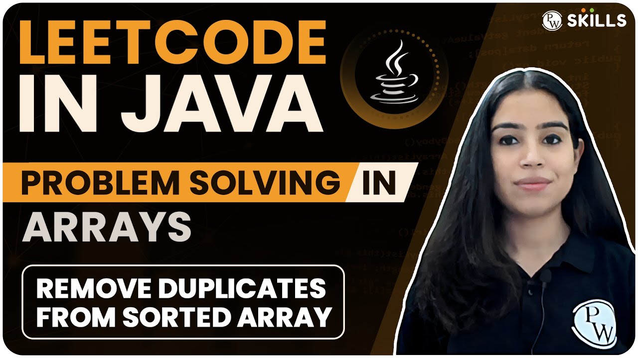 LeetCode in Java | Easy Question | Remove Duplicates from Sorted Array