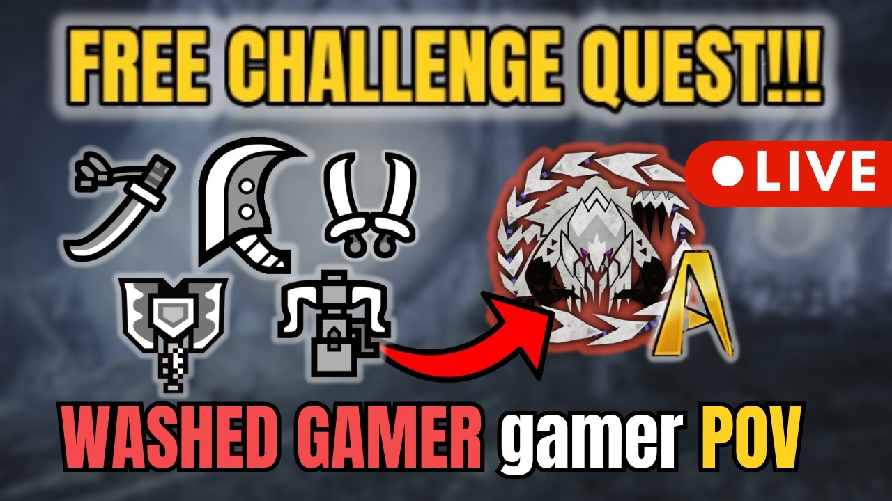 🔴Washed GAMER attempt to get A Rank vs AT Arkveld with different weapons