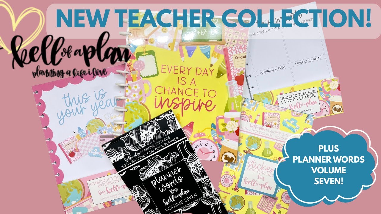 NOWOŚĆ! KELLOFAPLAN TEACHER COLLECTION + PLANER WORDS VOL SI&Oacute;DMY DOSTĘPNY OD 3 KWIETNIA | ROZPAKO...