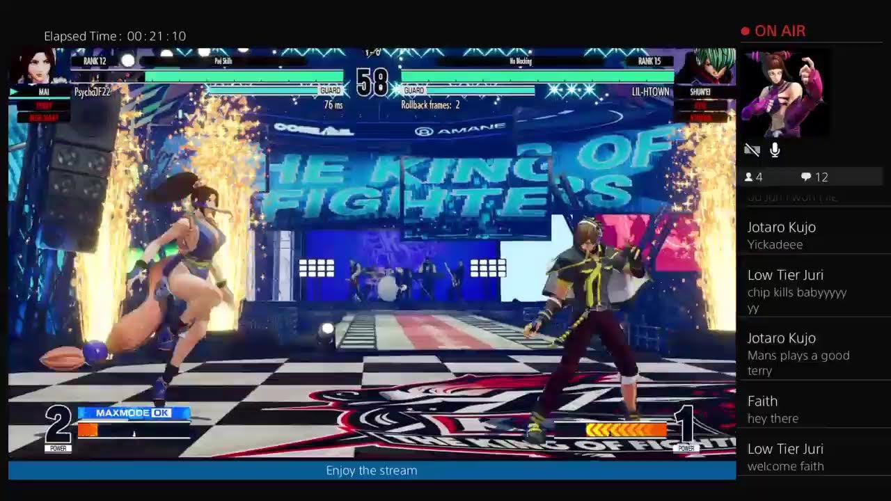 LTJuri Stream: KOF 15