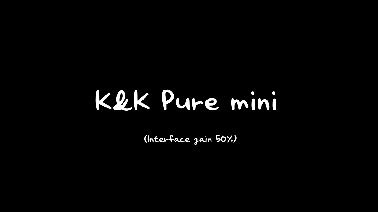 L.r baggs Hi-fi vs K&K Pure mini vs DIY Pickup