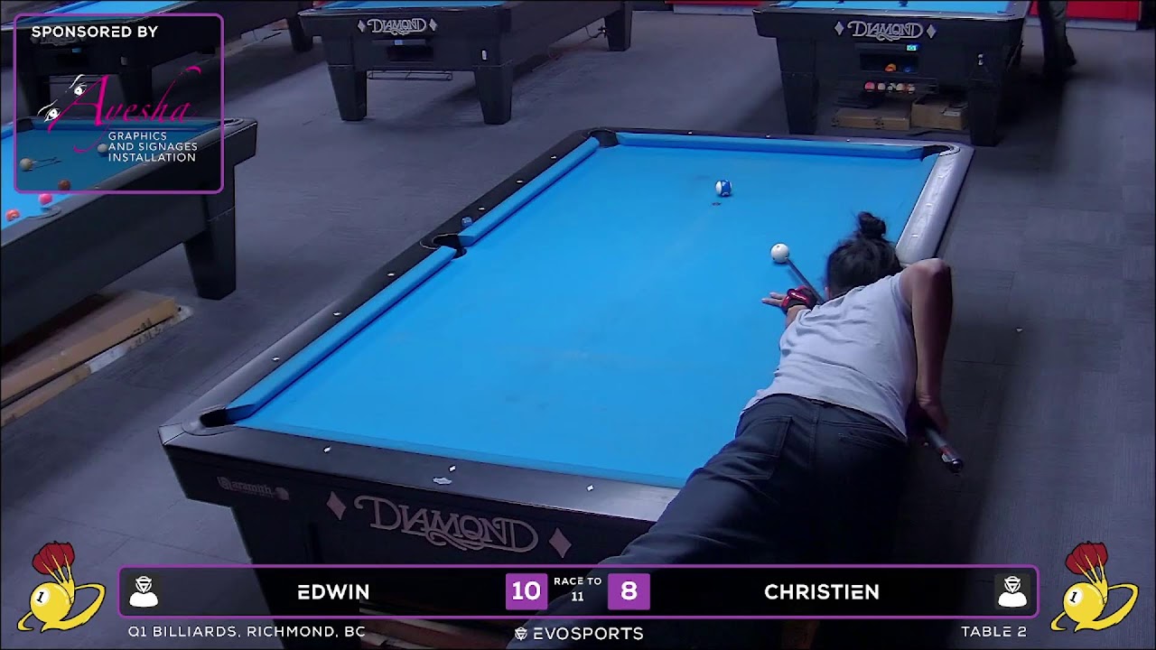 EDWIN vs CHRISTIEN - Q1 BILLIARDS - TABLE 2 | EvoSports