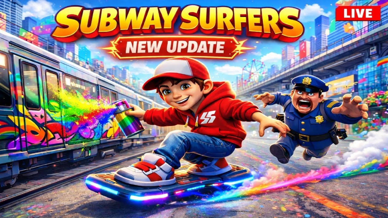 🎯SUBWAY SURFERS LIVE STREAMWITH HIGH SCORE🔥
#Subwaysurfers#shortlive