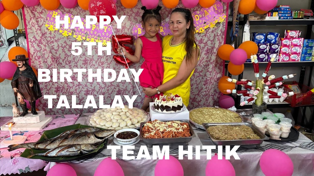 HAPPY BIRTHDAY TALALAY MASAYANG KAINAN AT TAGAYAN NG MGA BISITA HAPPY SI TALALAY 