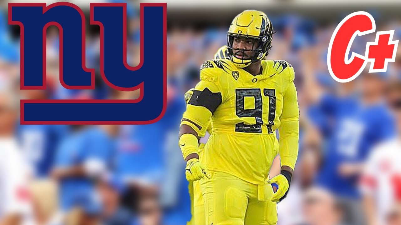 The New York Giants DRAFT A RAW Talent In Jordon Riley...