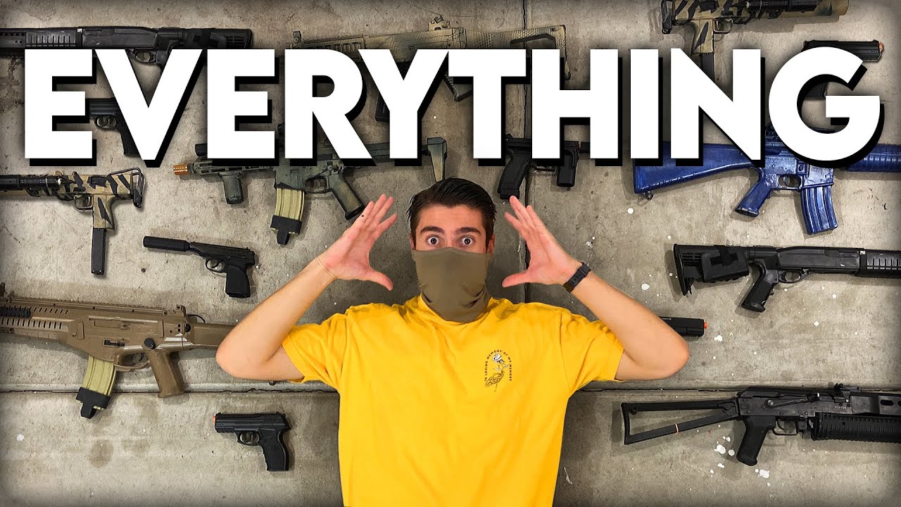 My ENTIRE AIRSOFT COLLECTION