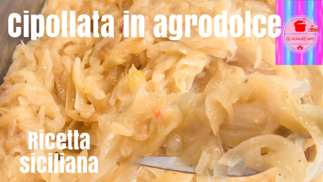 Cipolla  in agrodolce alla siciliana, a cipuddata