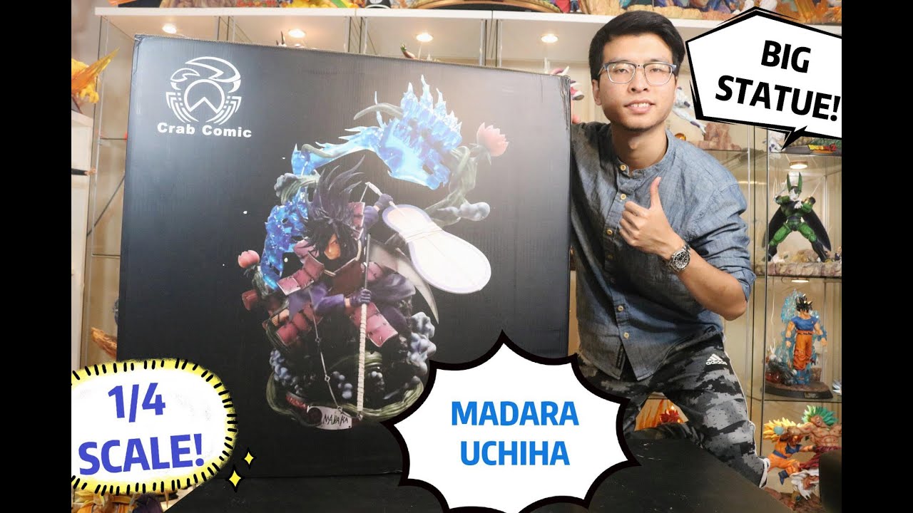 UNBOXING HUGE MADARA UCHIHA STATUE From Naruto By Crab Studio, 1/4 SCALE!!