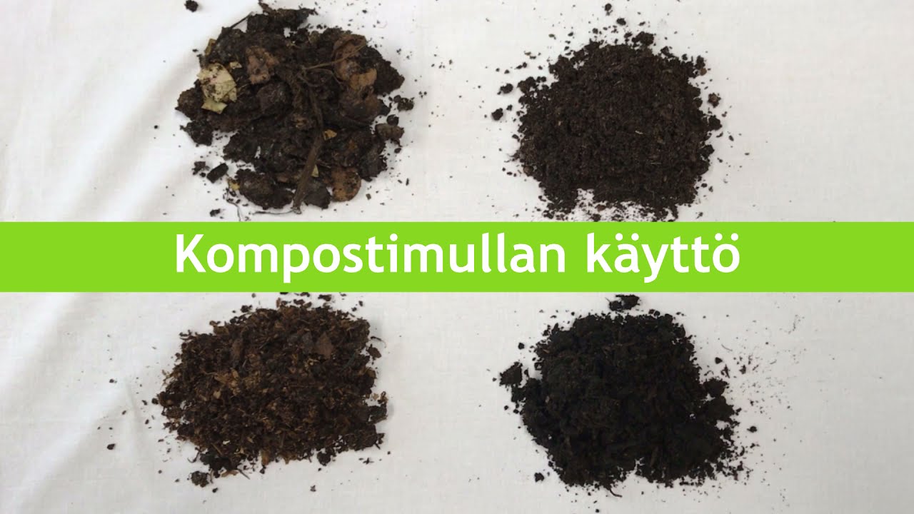 Kompostimullan käyttö