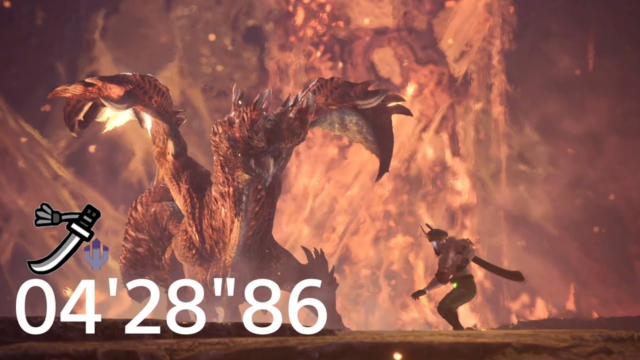 [MHWI]明けの死星　アルバトリオン　太刀ソロ　04'28