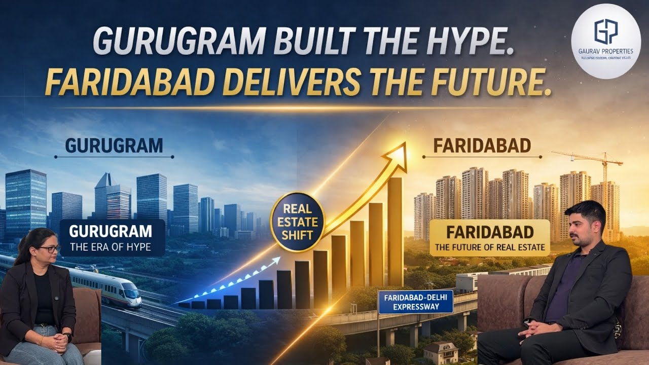 Gurugram built the hype. Faridabad delivers the future. 