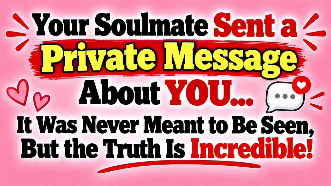 💌Your Soulmate Sent a Private Message About YOU... It Was Never Meant to Be Seen, But the Truth Is..