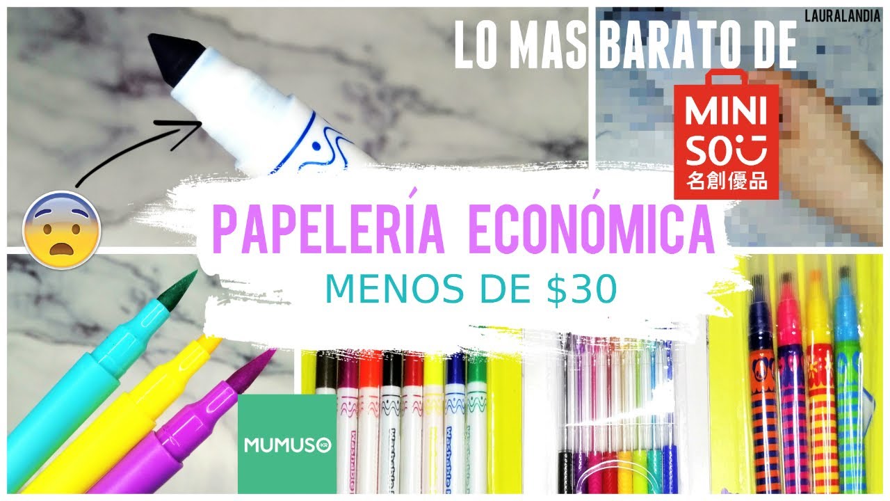 MI ULTIMO VIDEO | PAPELERIA ECONOMICA MENOS DE $30