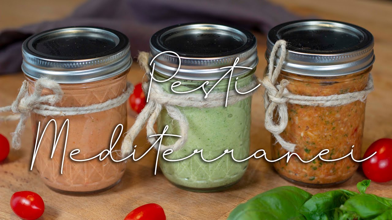 3 PESTI MEDITERRANEI | VEGAN | Facili e Veloci