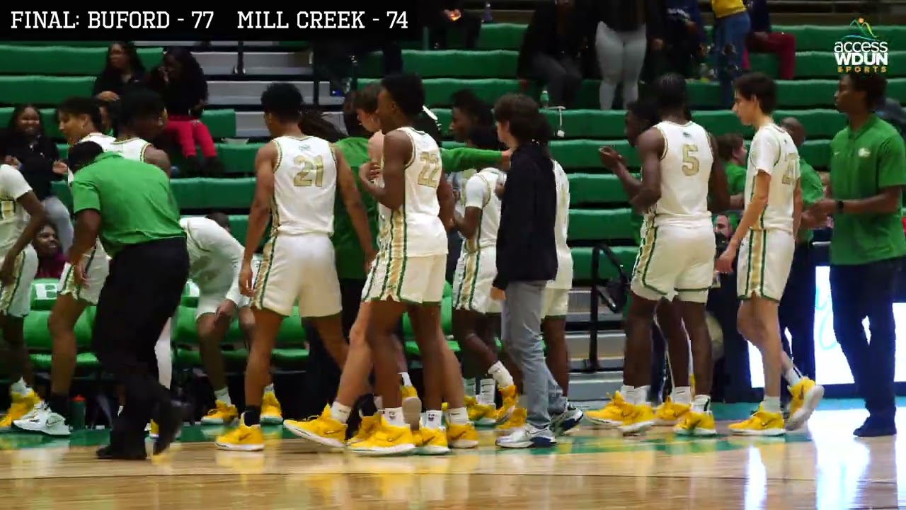 Boys Basketball Highlights: Buford vs Mill Creek