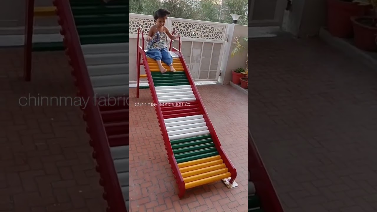metal playground slide new design #slide #fabrication #ideas