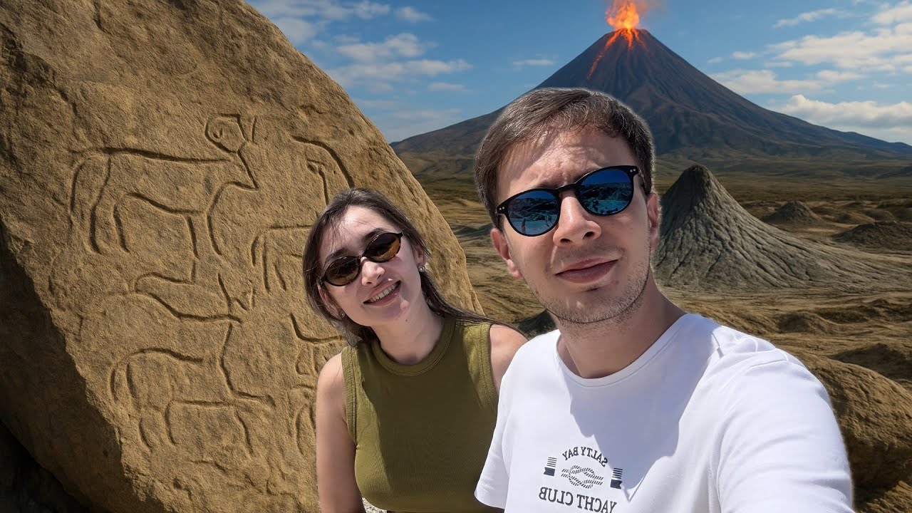 La Tierra del FUEGO, los VOLCANES y las pinturas RUPESTRES - Gobustán 🇦🇿
