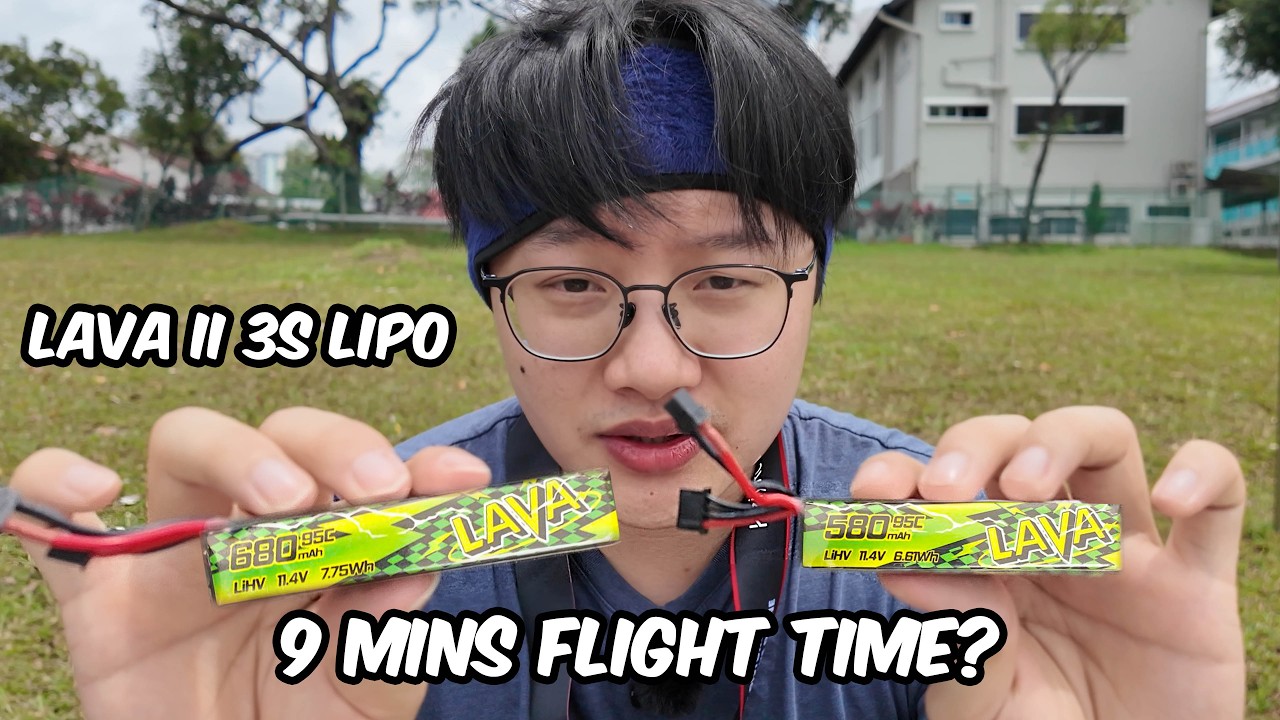 LAVA II 3S Lipo Battery Flight Test!